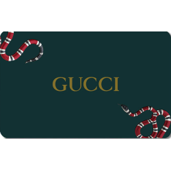 Gucci logo med slanger og...