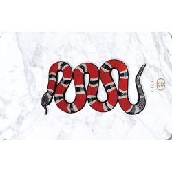 Gucci logo slange på hvid...