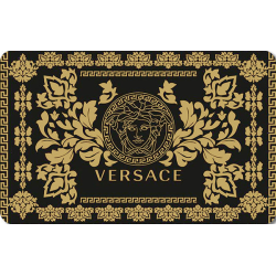 Versace logo guld på sort...