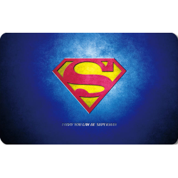 Supermand logo med tekst...
