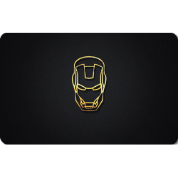 Iron Man guld outline på...