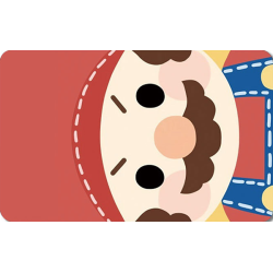 Mario i vector kreditkort...