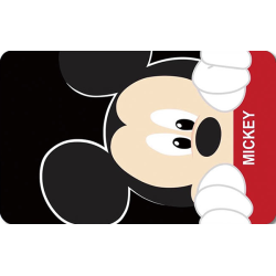Mickey Mouse ansigt på sort...