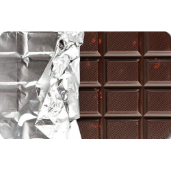 Chokoladebar i sølvpapir