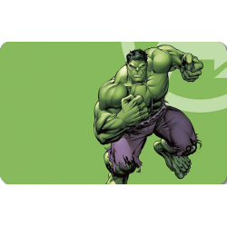 Marvel Hulk på grøn baggrund