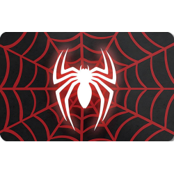 Spiderman logo i web
