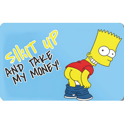 Bart simpsons viser numse,...