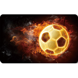 Ild fodbold, med ild i på...