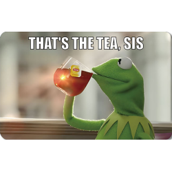 Kermit drikker Lipton Tea...