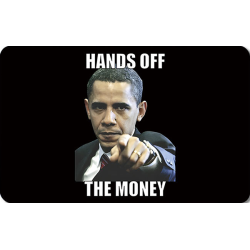 Barack Obama peger, hands...