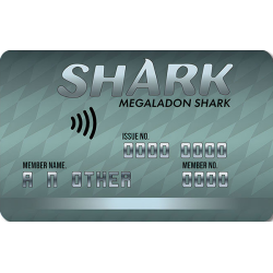 Shark Megaladon Krypto kort